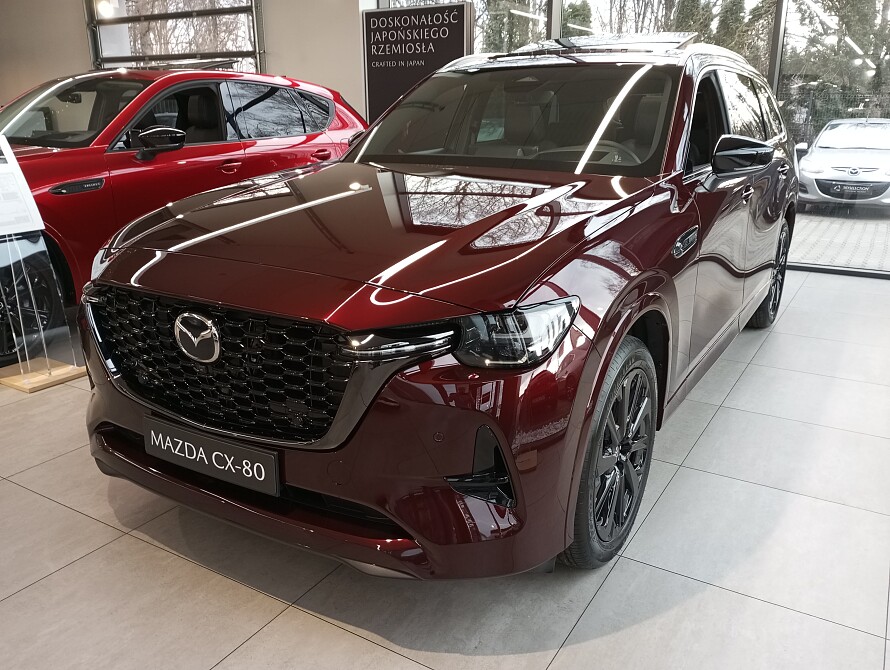 Mazda CX-80 - Kolor Artisan Red, zdjęcie 1