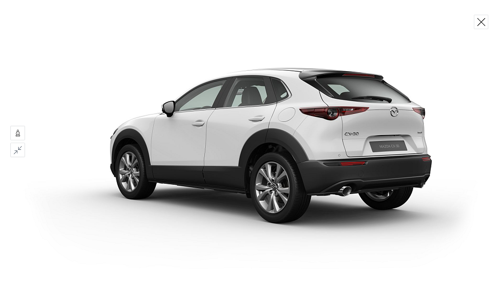 Mazda CX-30 - Kolor Arctic White, zdjęcie 4
