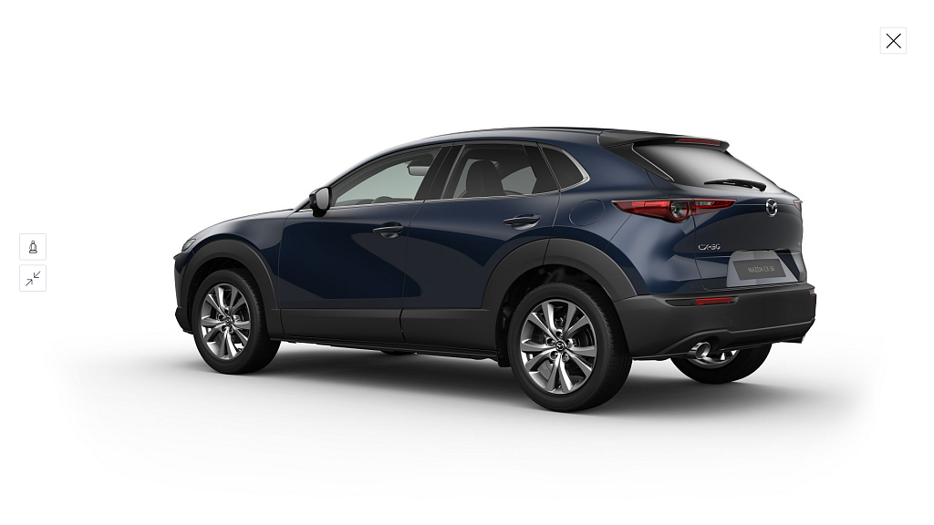 Mazda CX-30 - Kolor Deep Crystal Blue, zdjęcie 4