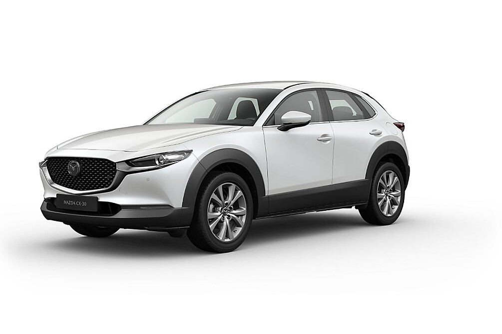 Mazda CX-30 - Kolor Snowflake White Pearl, zdjęcie 7