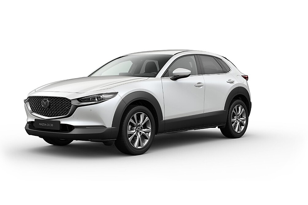 Mazda CX-30 - Kolor Snowflake White Pearl, zdjęcie 7