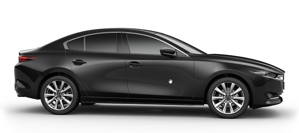 Mazda 3 - Kolor Jet Black, zdjęcie 4