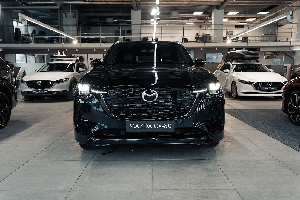 Mazda CX-80 - Kolor Jet Black, zdjęcie 3