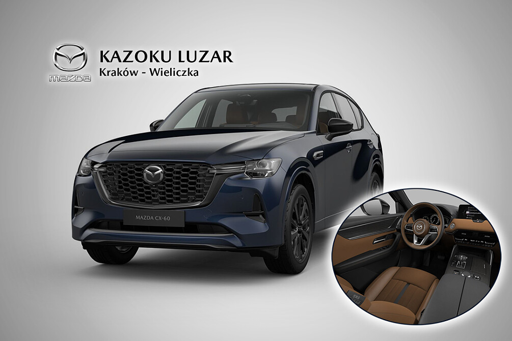 Mazda CX-60 - Kolor Deep Crystal Blue, zdjęcie 1