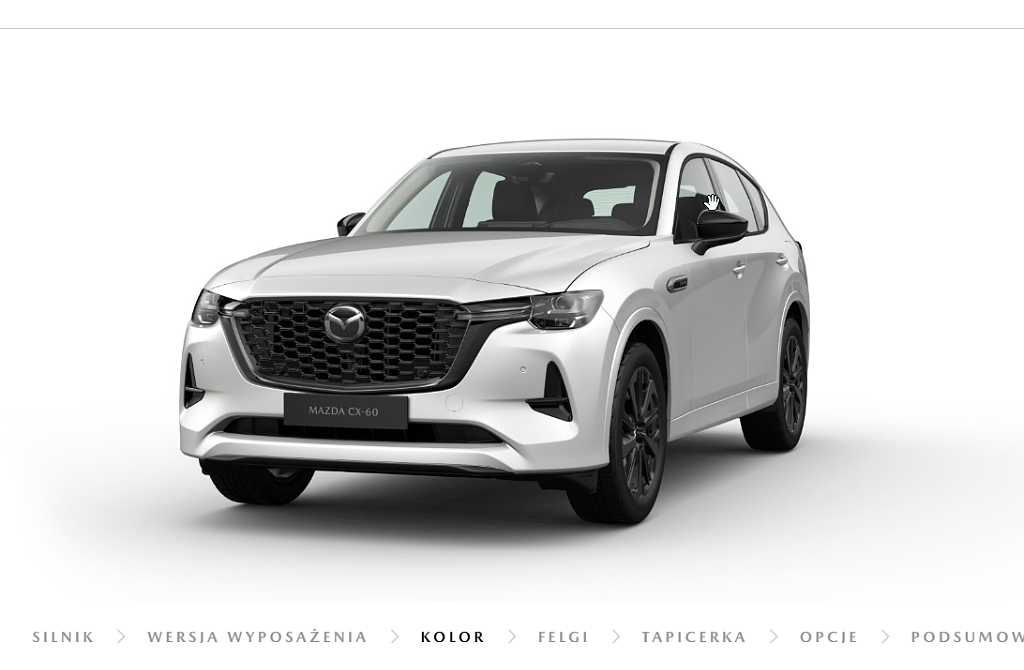 Mazda CX-60 - Kolor Rhodium White, zdjęcie 1