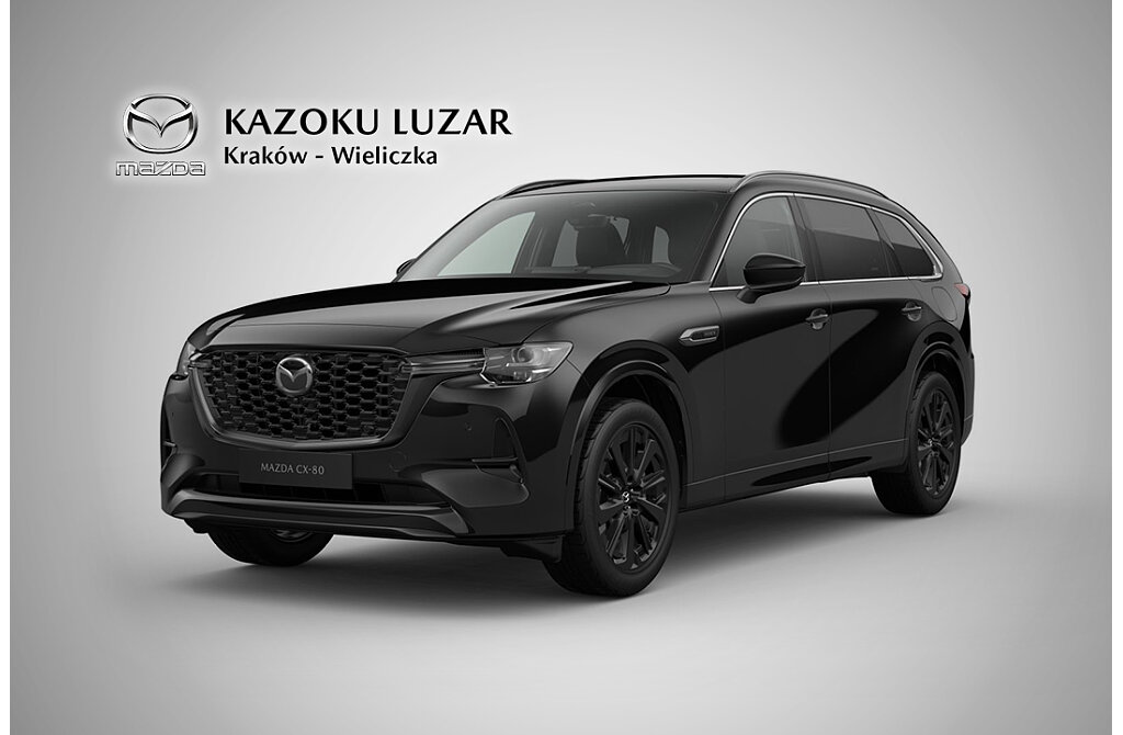 Mazda CX-80 - Kolor Jet Black, zdjęcie 1