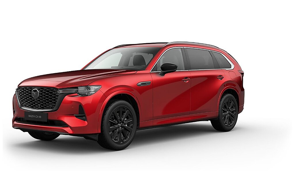 Mazda CX-80 - Kolor Soul Red Crystal, zdjęcie 1