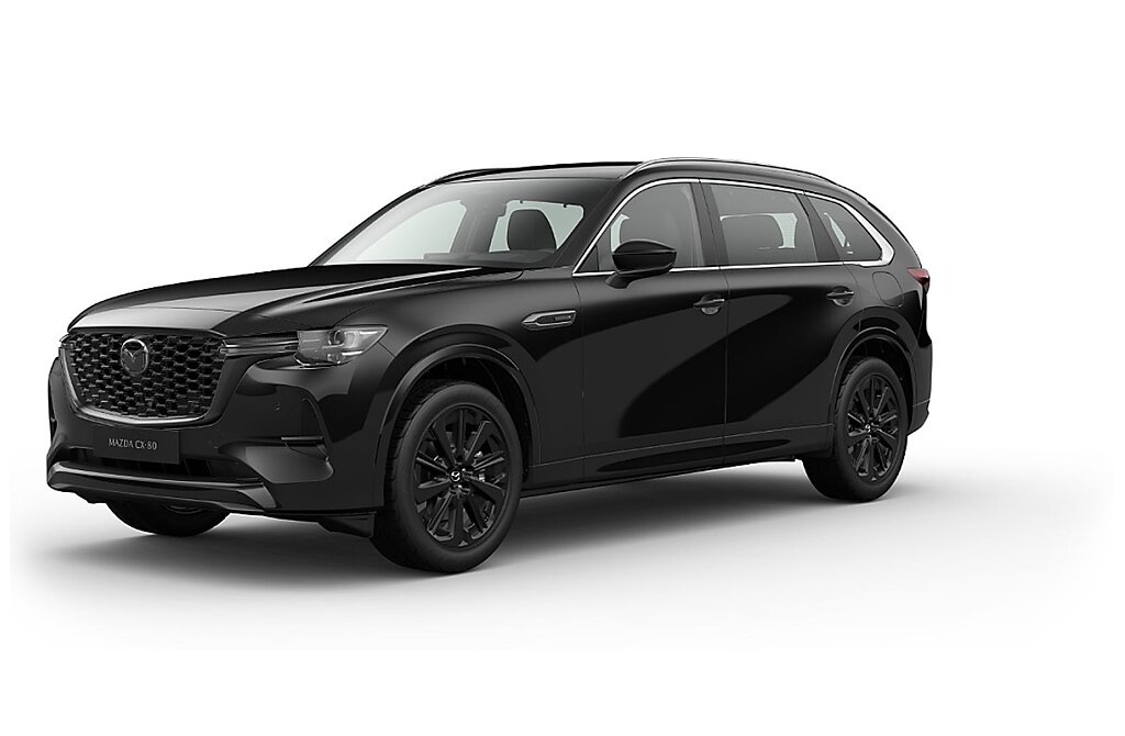 Mazda CX-80 - Kolor Jet Black, zdjęcie 1