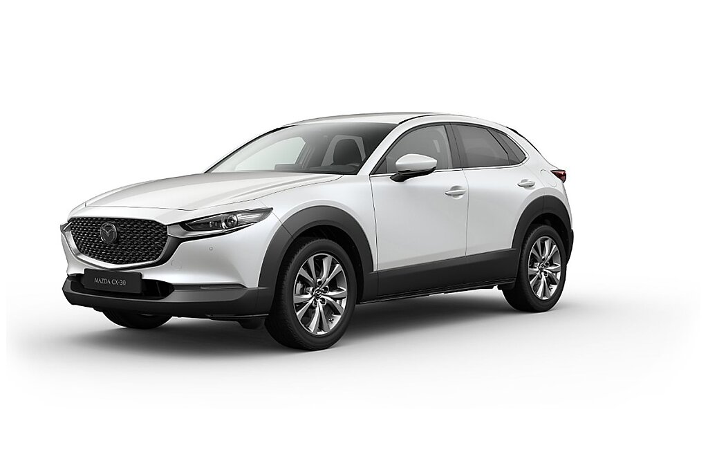 Mazda CX-30 - Kolor Snowflake White Pearl, zdjęcie 7