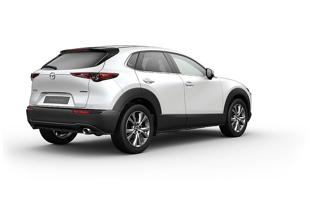 Mazda CX-30 - Kolor Snowflake White Pearl, zdjęcie 3