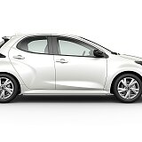 Mazda 2 Hybrid - Kolor Northern White Pearl, zdjęcie 4