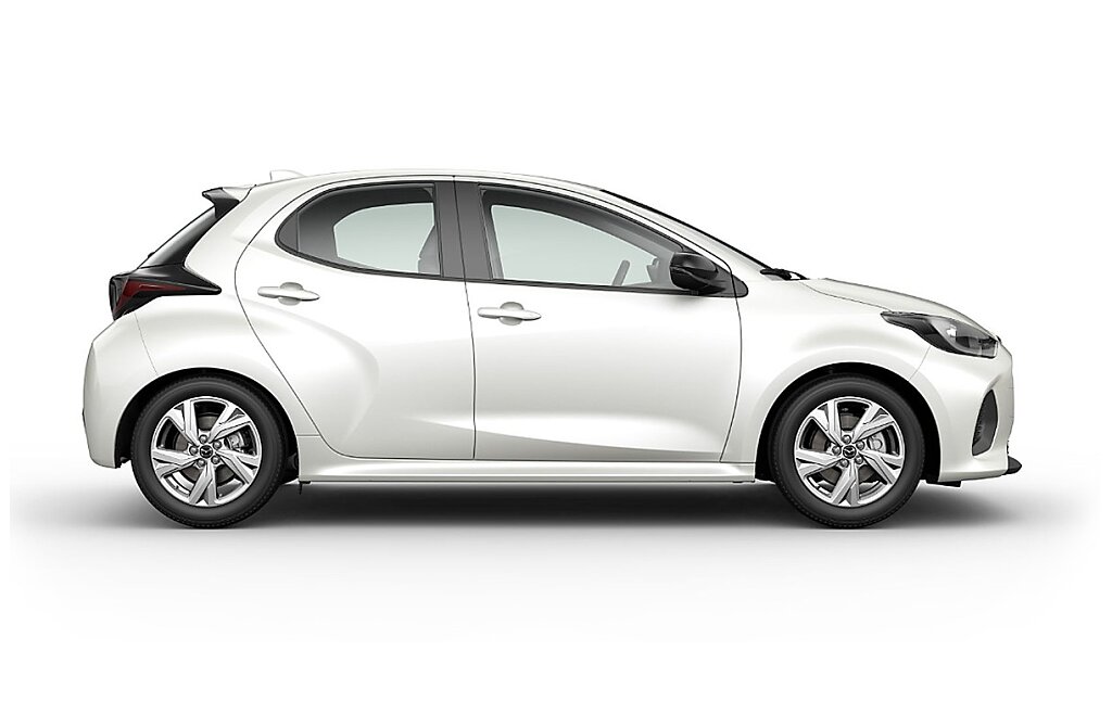 Mazda 2 Hybrid - Kolor Northern White Pearl, zdjęcie 4