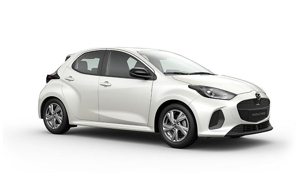 Mazda 2 Hybrid - Kolor Northern White Pearl, zdjęcie 3