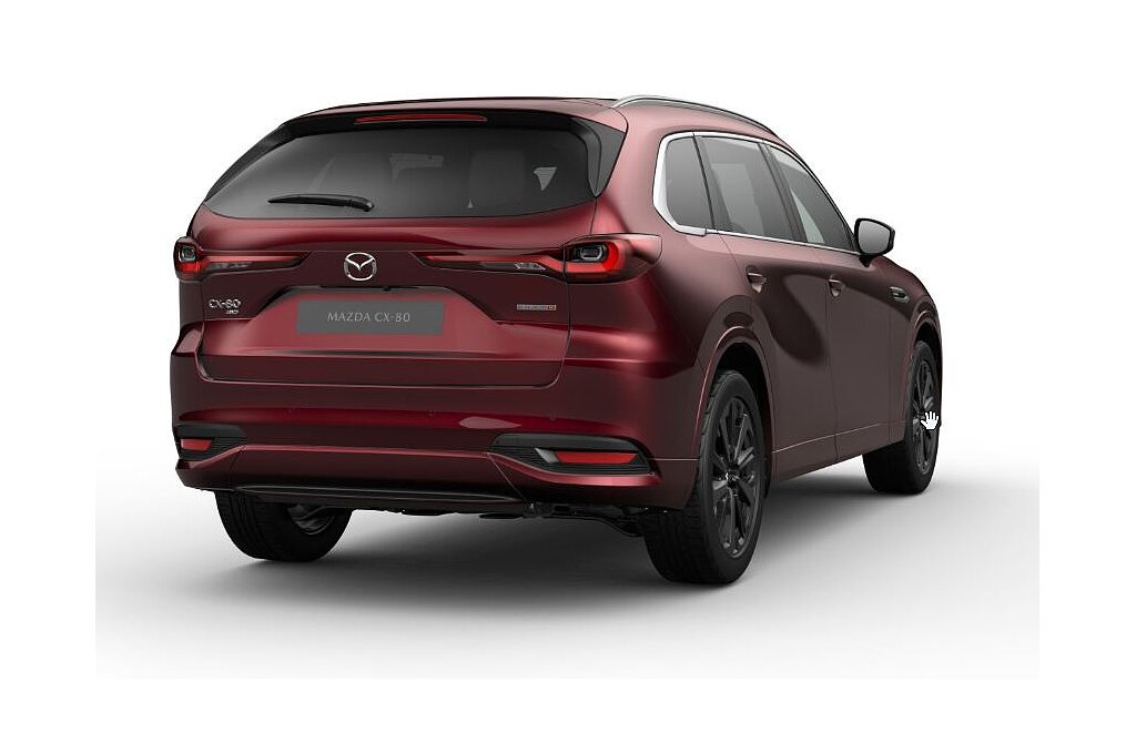 Mazda CX-80 - Kolor Artisan Red, zdjęcie 4