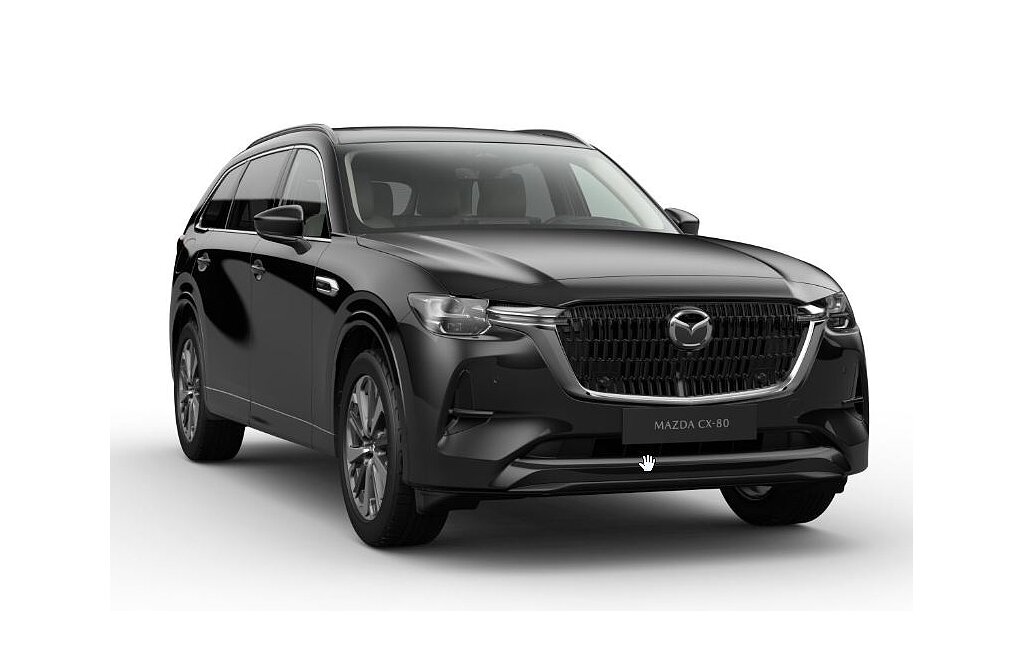 Mazda CX-80 - Kolor Jet Black, zdjęcie 3
