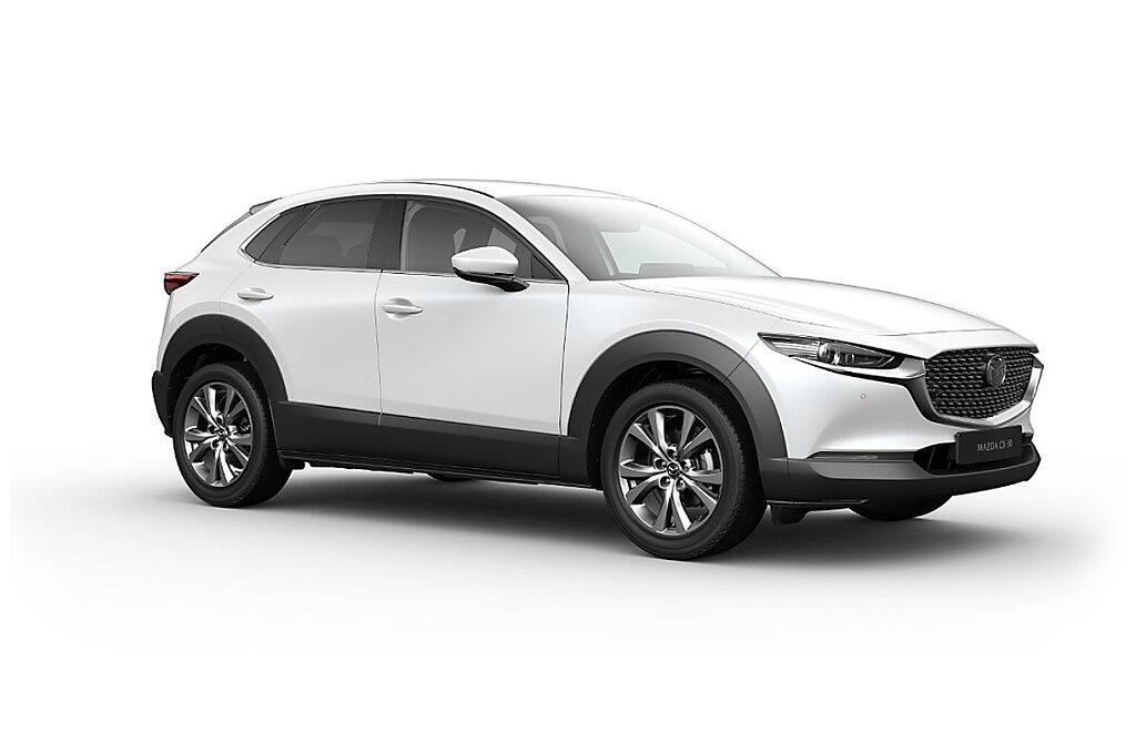 Mazda CX-30 - Kolor Snowflake White Pearl, zdjęcie 2