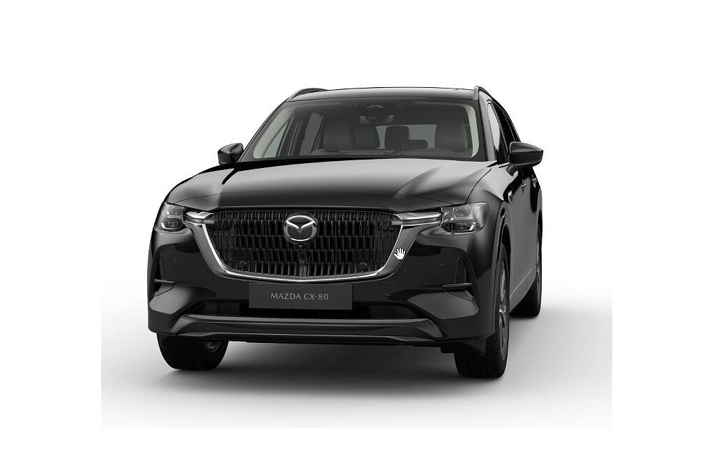 Mazda CX-80 - Kolor Jet Black, zdjęcie 1