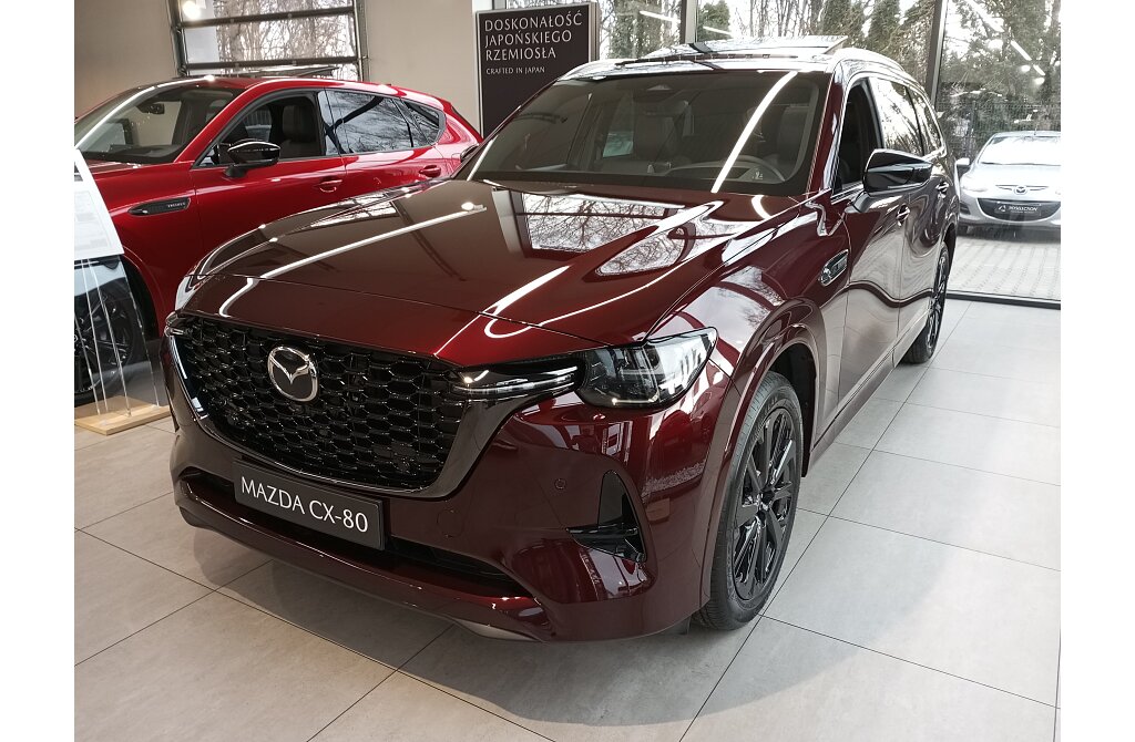 Mazda CX-80 - Kolor Artisan Red, zdjęcie 1