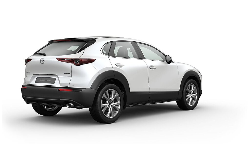 Mazda CX-30 - Kolor Snowflake White Pearl, zdjęcie 4