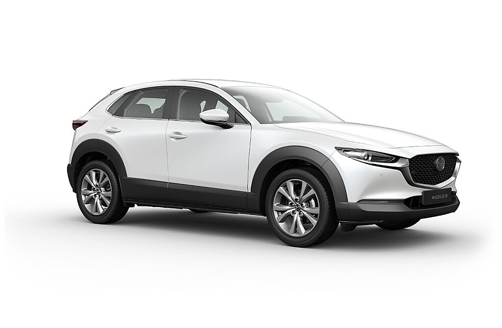 Mazda CX-30 - Kolor Snowflake White Pearl, zdjęcie 2