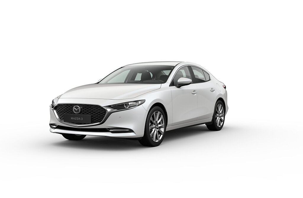 Mazda 3 - Kolor Snowflake White Pearl, zdjęcie 5