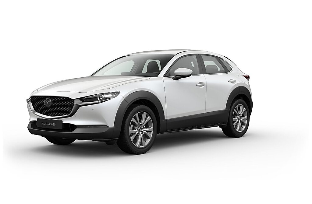 Mazda CX-30 - Kolor Snowflake White Pearl, zdjęcie 6