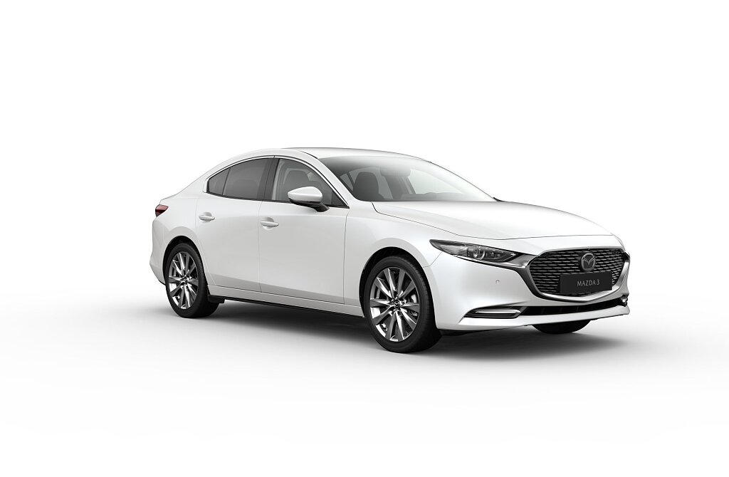 Mazda 3 - Kolor Snowflake White Pearl, zdjęcie 1