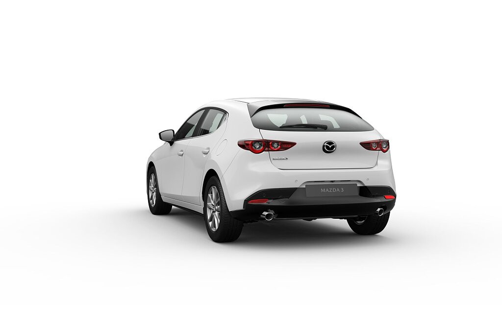 Mazda 3 - Kolor Snowflake White Pearl, zdjęcie 4