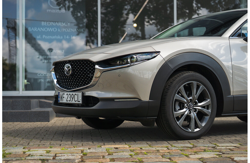 Mazda CX-30 - Kolor Platinum Quartz, zdjęcie 9